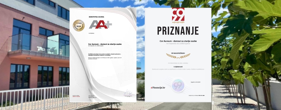 Cor Aureum priznanje